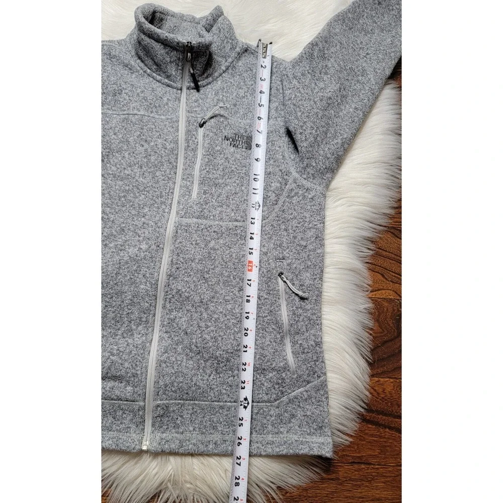 The North Face Men's Size Medium Full Zip Fleece Jacket Gray